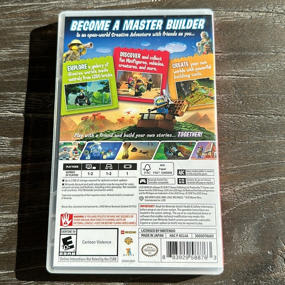 Nintendo Switch Lego Worlds Plus Bonus DLC Packs - Picture 3 of 4